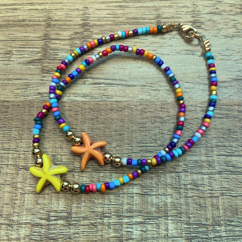 Hand mande bracelets! New new, gold plated 🌊☀️